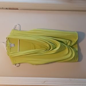 Lime green blouse medium